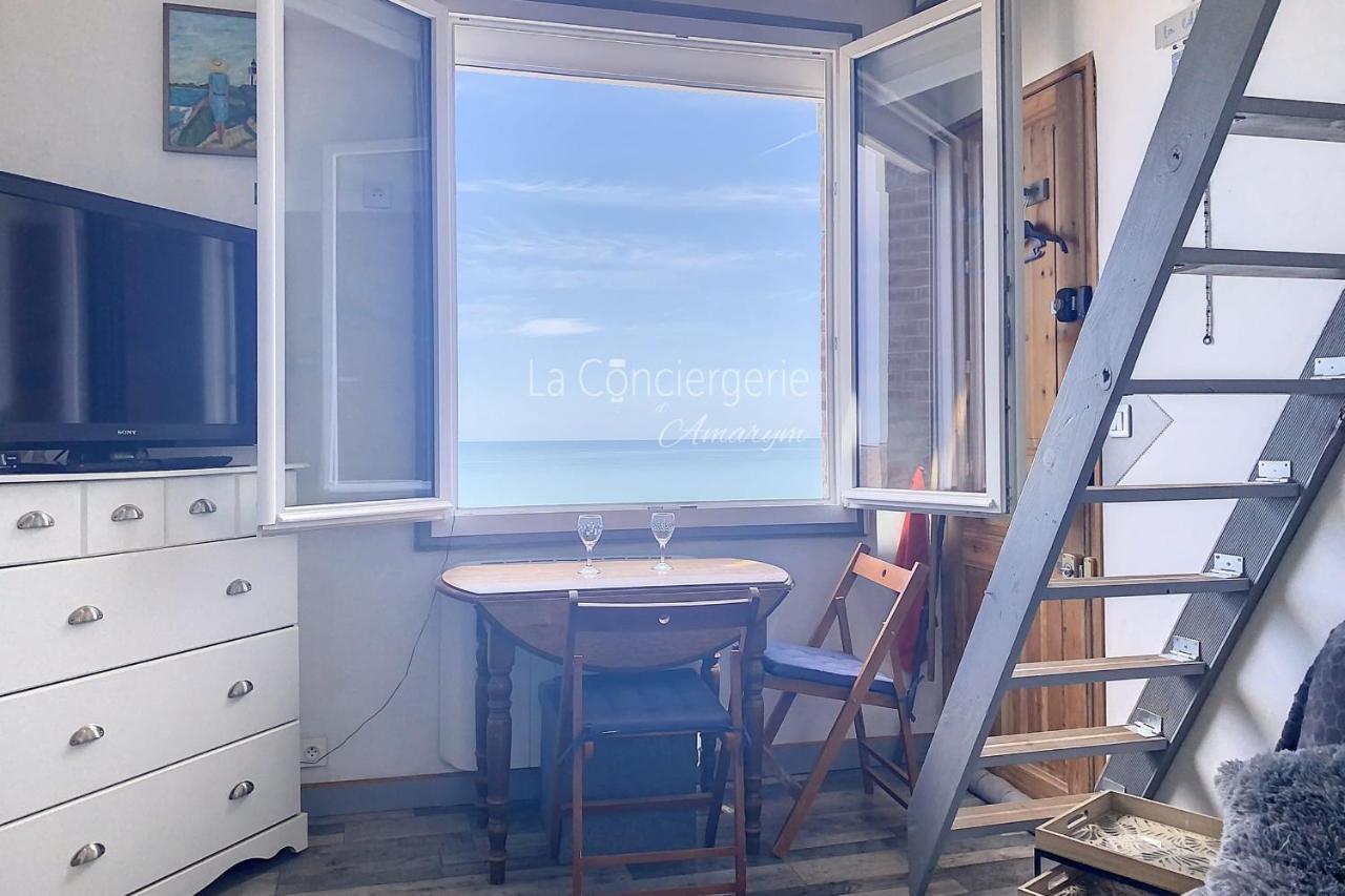 Apartamento Rêves Salés avec vue mer imprenable Ault Exterior foto