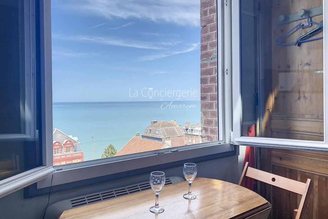 Apartamento Rêves Salés avec vue mer imprenable Ault Exterior foto