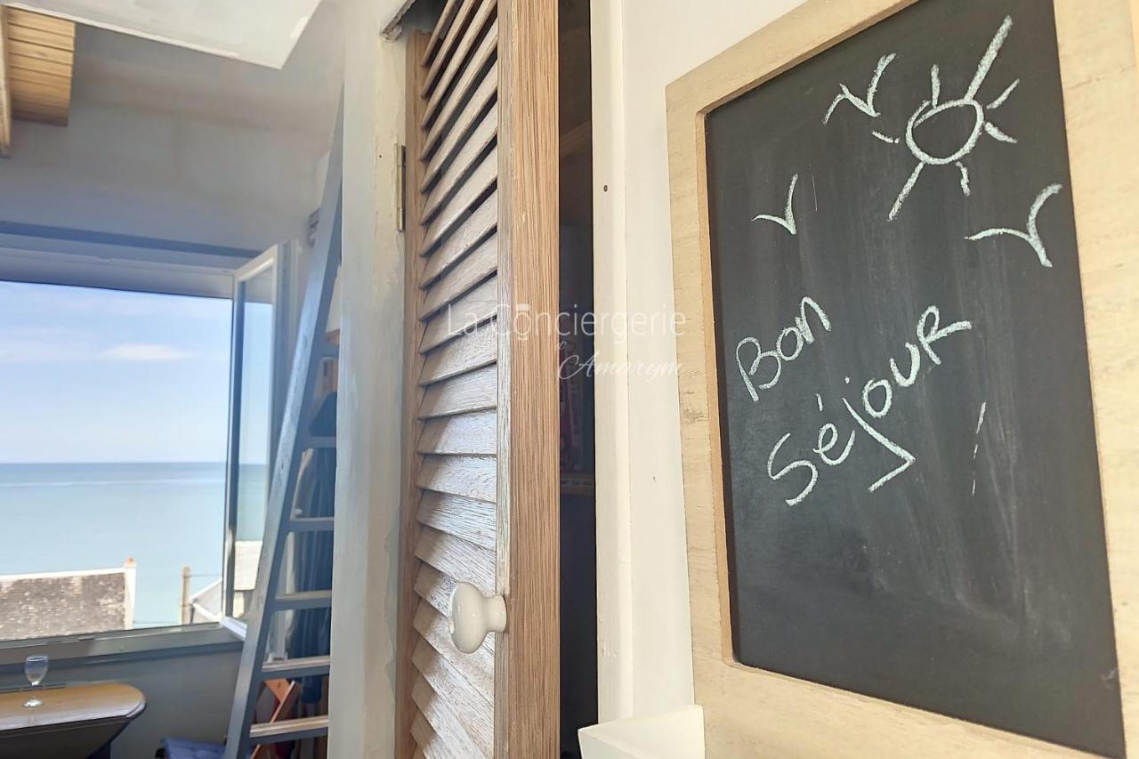 Apartamento Rêves Salés avec vue mer imprenable Ault Exterior foto