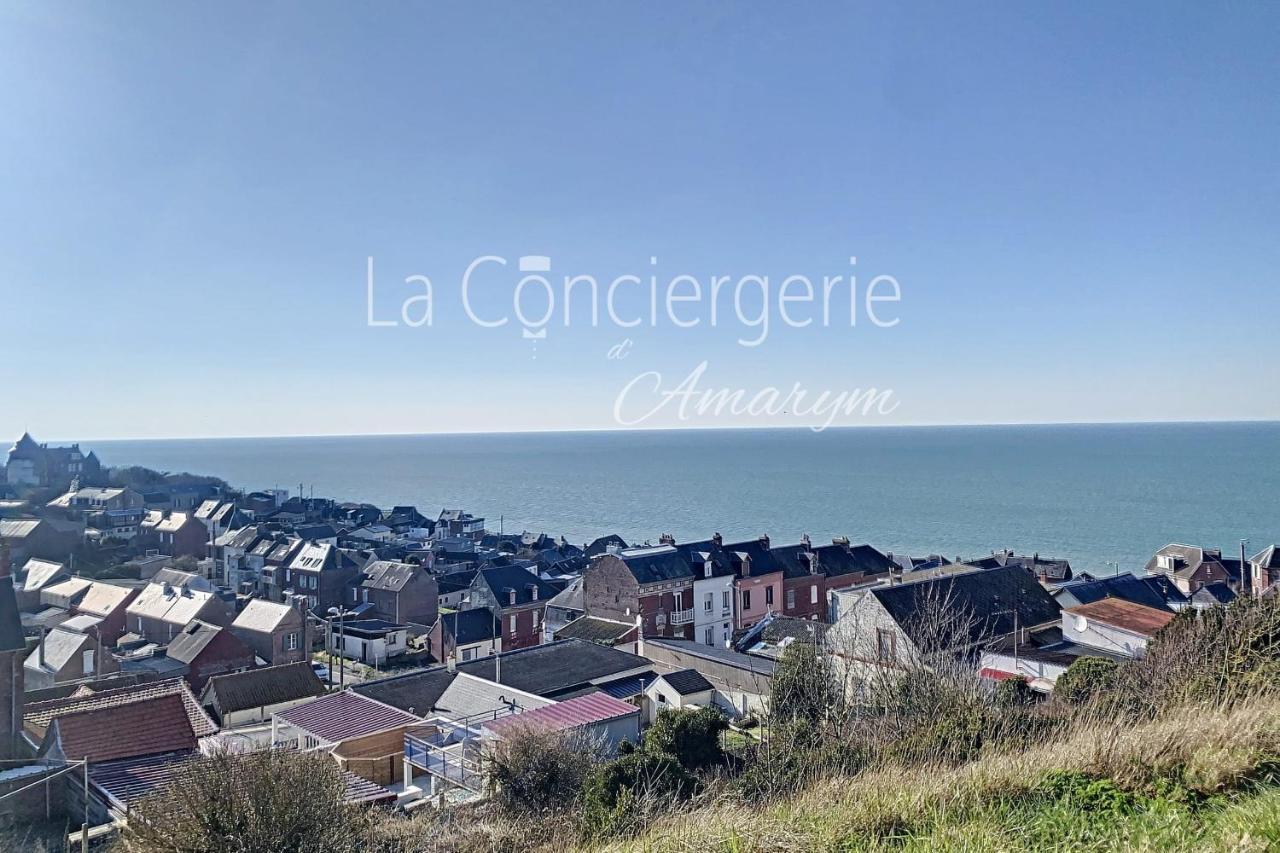 Apartamento Rêves Salés avec vue mer imprenable Ault Exterior foto