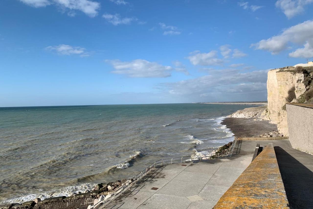 Apartamento Rêves Salés avec vue mer imprenable Ault Exterior foto