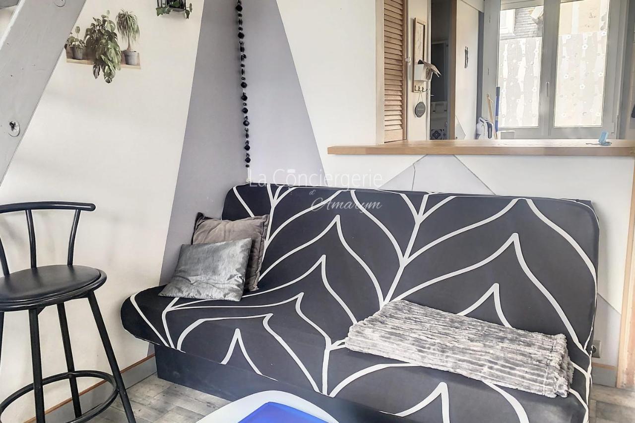 Apartamento Rêves Salés avec vue mer imprenable Ault Exterior foto
