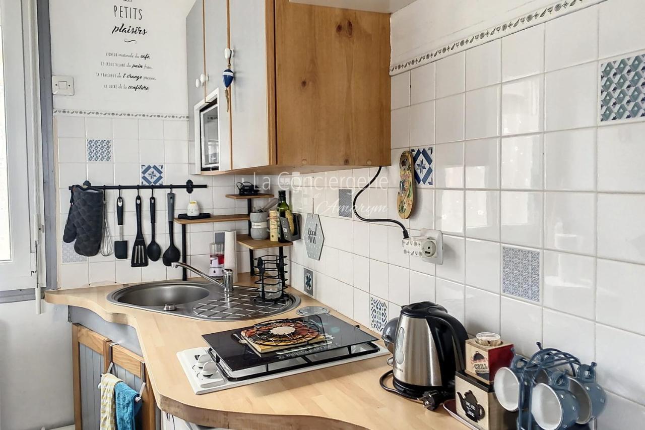 Apartamento Rêves Salés avec vue mer imprenable Ault Exterior foto
